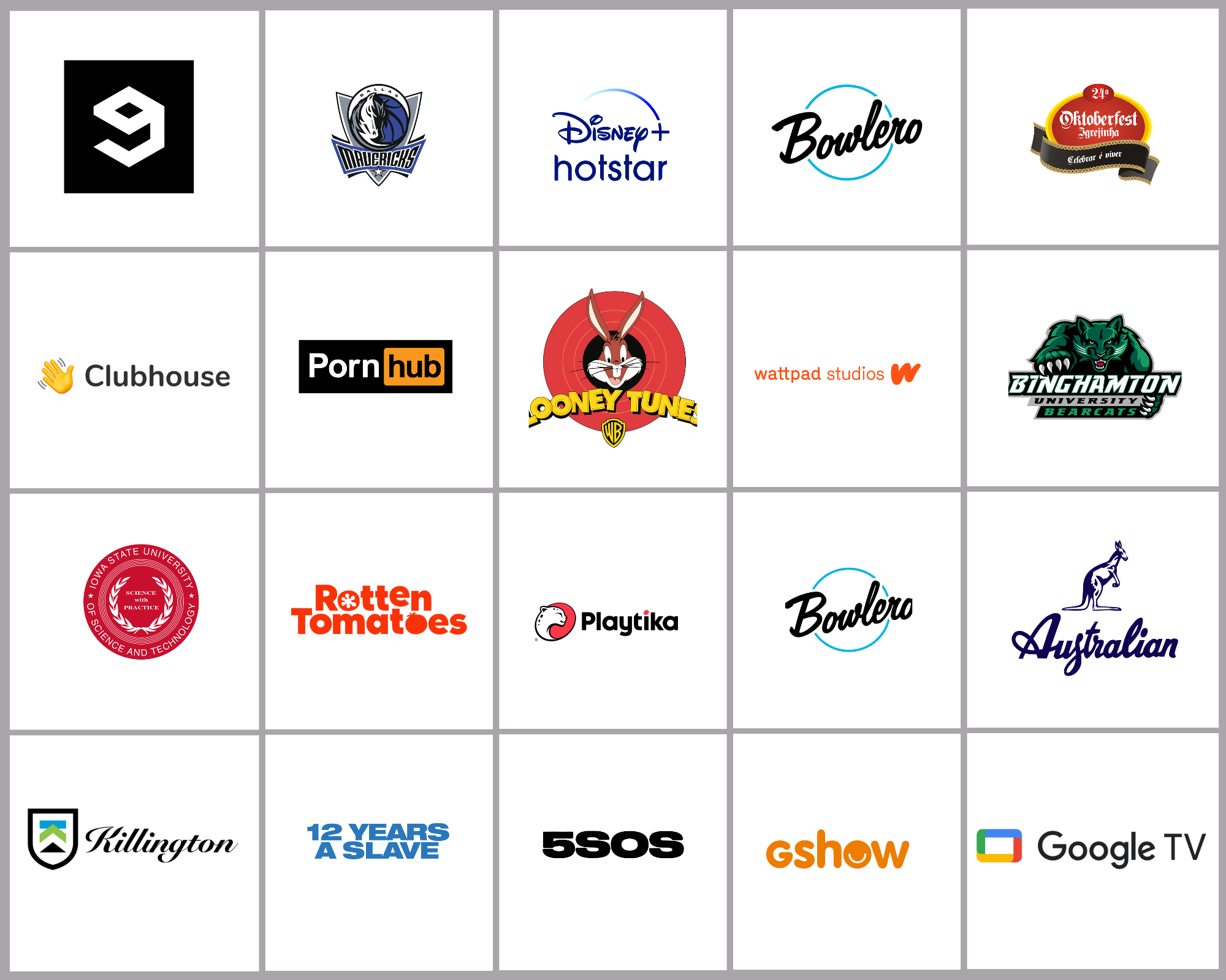 Entertainment Logos PNG