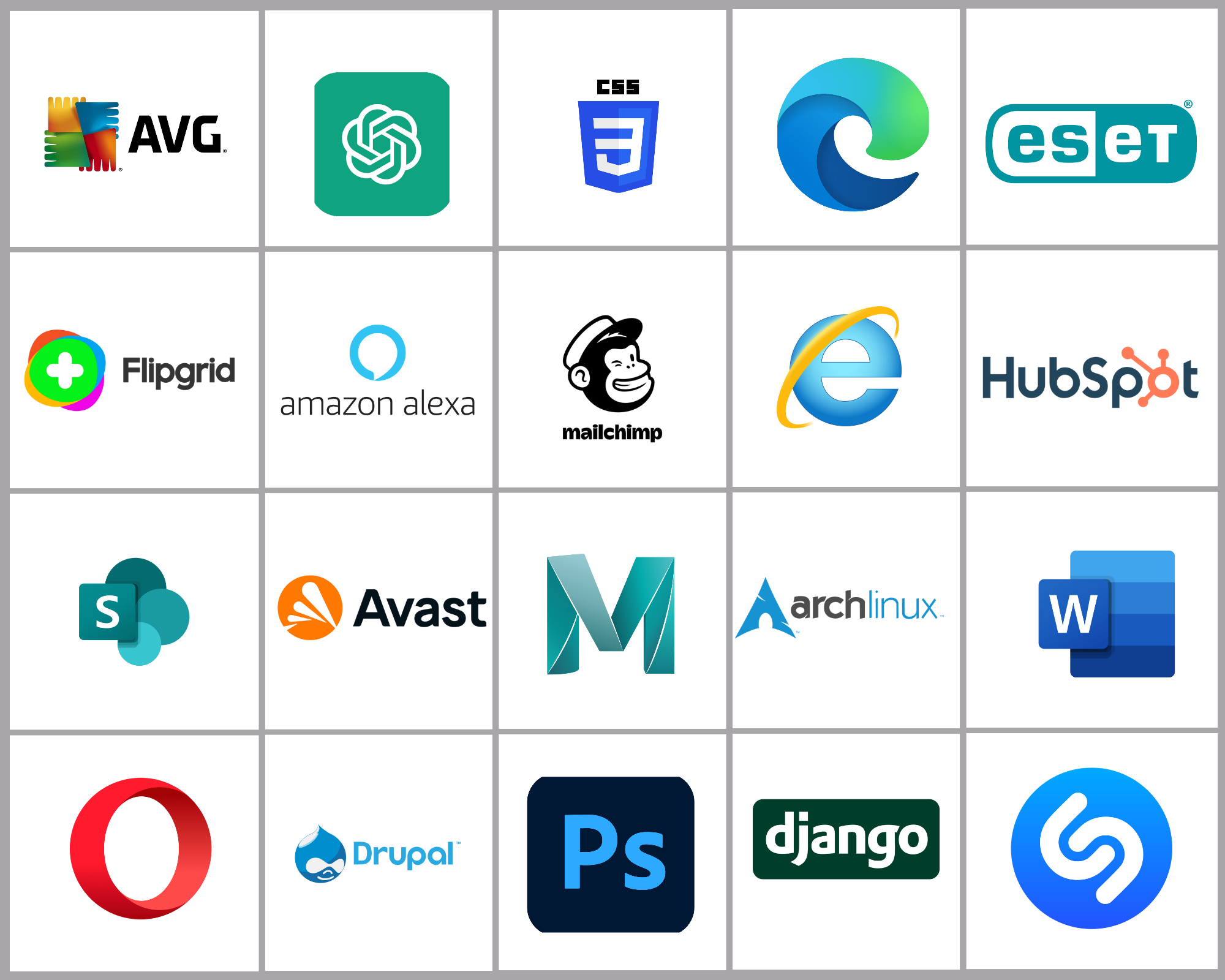 Software Logos PNG